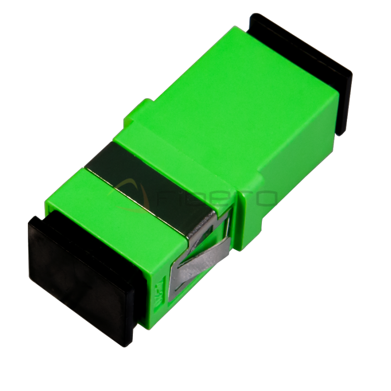 Adapter BKT FO OS1/2, LC/APC, duplex, zielony, bez uszu