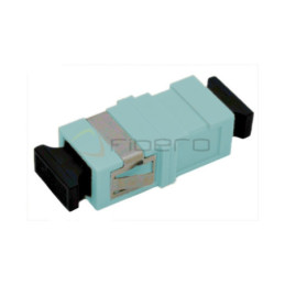 Adapter BKT FO OM3, SC, simplex, turkusowy, bez uszu