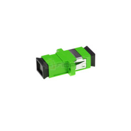 Adapter BKT FO OS1/2, SC/APC, simplex, zielony, z uszami