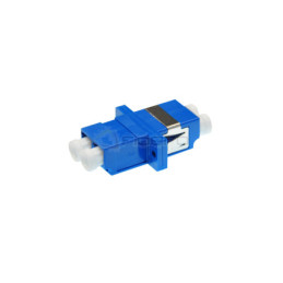 Adapter BKT FO OS1/2, LC/UPC, duplex, niebieski, z uszami