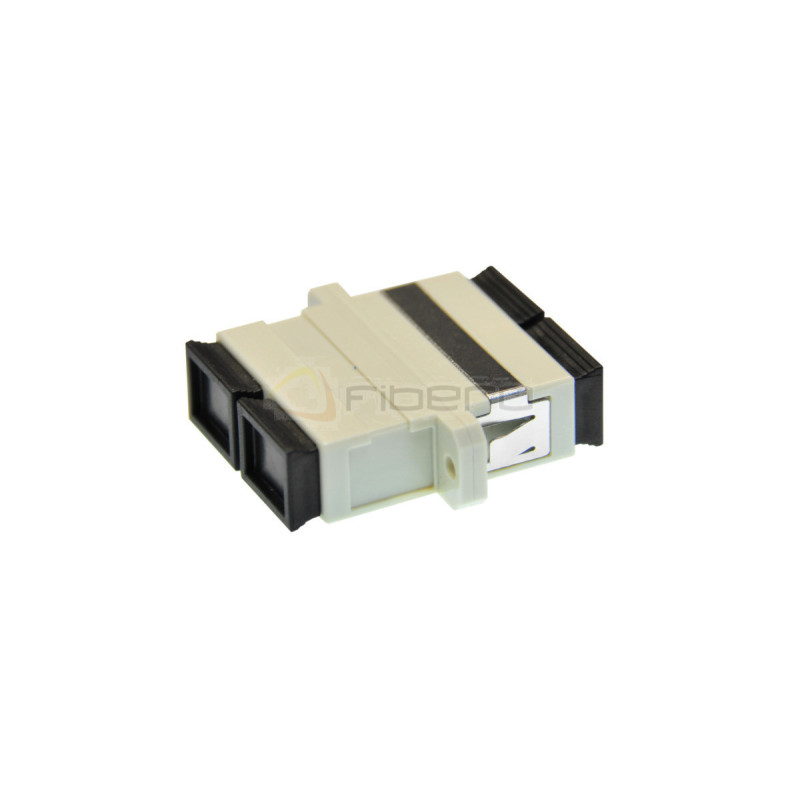 Adapter BKT FO OM1/2, SC, duplex, beżowy, z uszami
