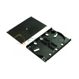 Tacka na spawy światłowodowe BKT 135x100x10mm, 2 uchwyty x12 osłonek Φ2.5mm/