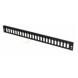 Płyta do bezśrubowego montażu adapterów BKT VENI-2, 1U, 24xSC simplex/LC dup