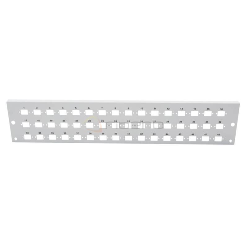 Płyta czołowa BKT VENI-2, 2U, 48xSC duplex/LC quad (na blachowkręty M2.2), cz