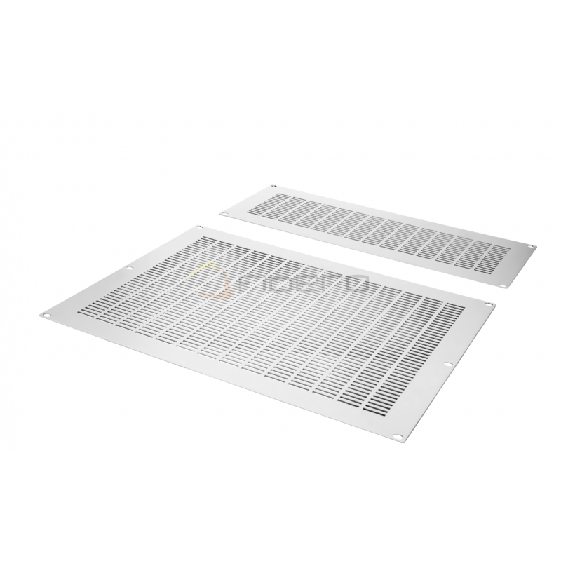 Perforowana płyta zaślepiająca BKT 8U RAL 7035 szary