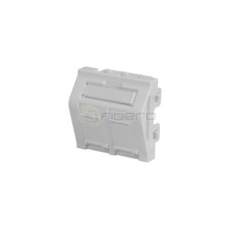 Adapter kątowy BKT 2xRJ45 (45 x 45mm) pole opisowe