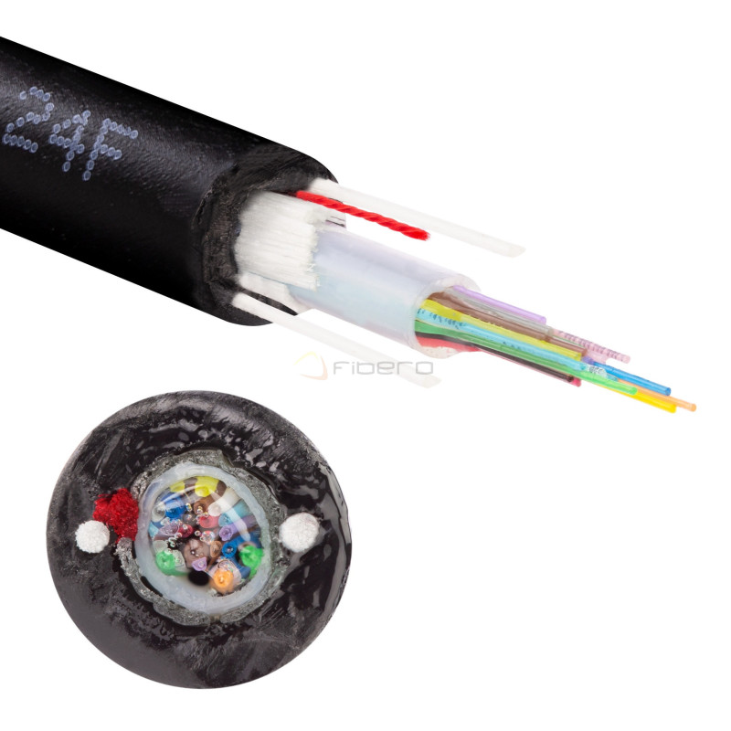 Kabel FO DRAKA A-DQ(ZN)B2Y 24G 50/125 OM2 MAX CAP BB 3000N E08a