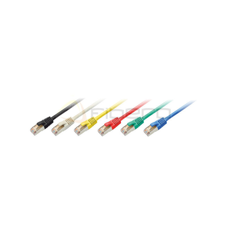 Patchcord BKT RJ45 kat.6 SF/UTP LS0H, wtyk zalewany, zielony 5m