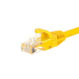Patchcord BKT RJ45 kat.5e F/UTP LS0H, wtyk zalewany, żółty 3m