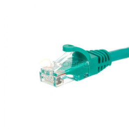 Patchcord BKT RJ45 kat.5e F/UTP LS0H, wtyk zalewany, zielony 2m