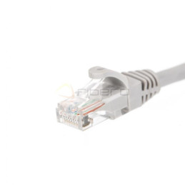 Patchcord BKT RJ45 kat.5e F/UTP LS0H, wtyk zalewany, szary 1m