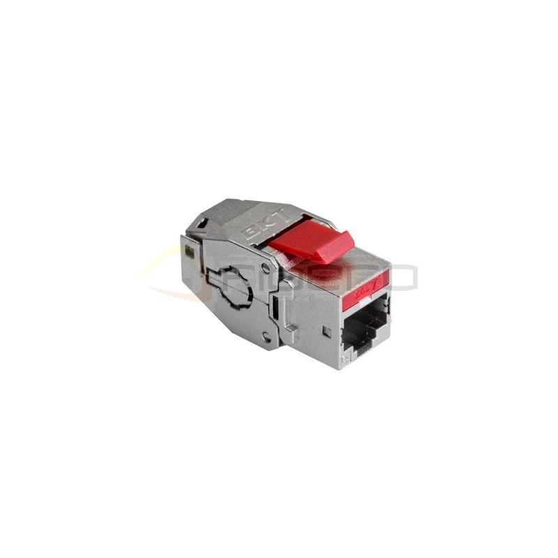 Moduł BKT RJ45 kat.6A, ekranowany, keystone, beznarzędziowy, classic, zaślepka przeciwkurzowa