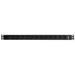 Listwa zasilająca BKT pionowa jednofazowa 12xNF C61-314(standard PL/FR), wtyk D