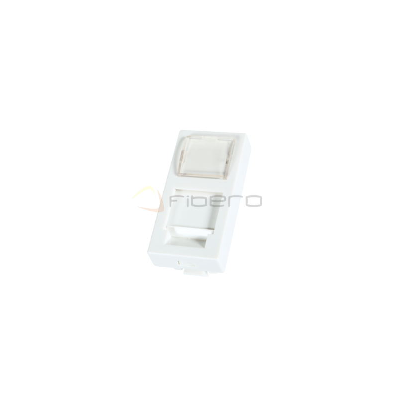 Adapter płaski BKT, M45, 1xRJ45, standard keystone Adapter płaski BKT, M45, 1xRJ45, standard keystone