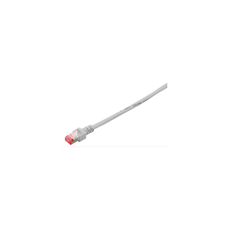 Patchcord BKT RJ45, kat.6, U/UTP, LSOH, wtyk zalewany, szary, 4m