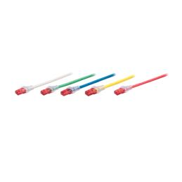 Patchcord BKT RJ45, kat.6A, U/UTP, LSHF, wtyk BKT zaciskany, żółty, 1m