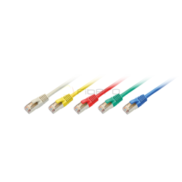 Patchcord BKT RJ45, kat.5e, U/UTP, LSOH, wtyk zalewany, czerwony, 1m