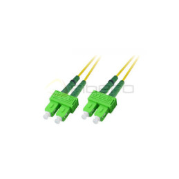 Patchcord BKT FO Standard, OS2 G.657.B3, simplex, SC/APC-SC/APC, Φ3.0mm, biały