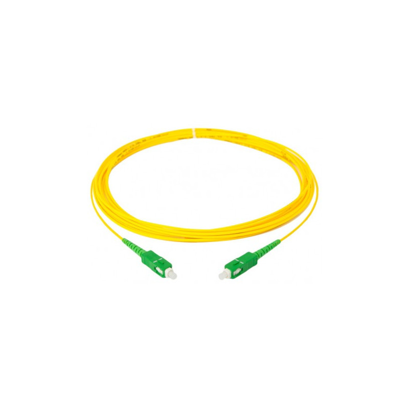 Patchcord BKT FO Standard, OS2 G.657.B3, simplex, SC/APC-SC/APC, Φ3.0mm, biały
