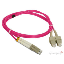 Patchcord BKT FO Standard, OM4, duplex, SC/PC-SC/PC, 1m