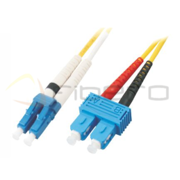 Patchcord BKT FO Standard, OS2 G.652.D, duplex, LC/UPC-SC/UPC, 5m