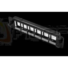 Moduł BKT LGX RJ45, panel 6xOtwór keystone BKT RJ45, pusty, czarny