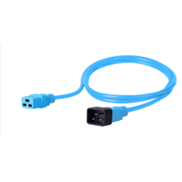 Kabel zasilający BKT - gniazdo IEC 320 C19 16A, wtyk IEC 320 C20 16A, 3 x 1,5 m