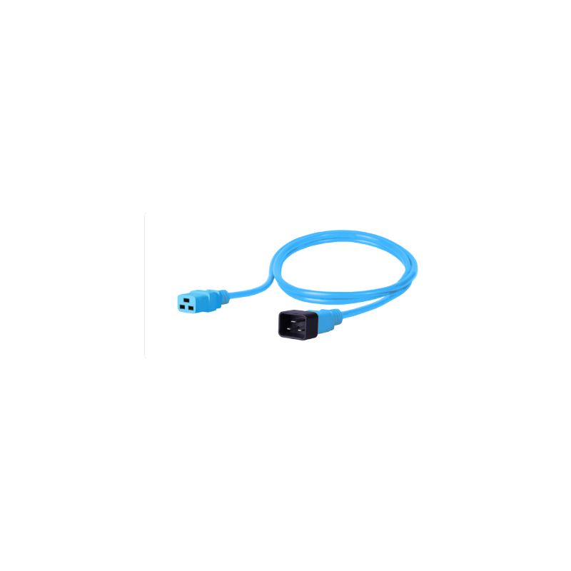 Kabel zasilający BKT - gniazdo IEC 320 C19 16A, wtyk IEC 320 C20 16A, 3 x 1,5 m