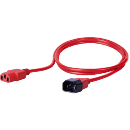 Kabel zasilający BKT - gniazdo IEC 320 C19 16A, wtyk IEC 320 C20 16A, 3 x 1,5 m