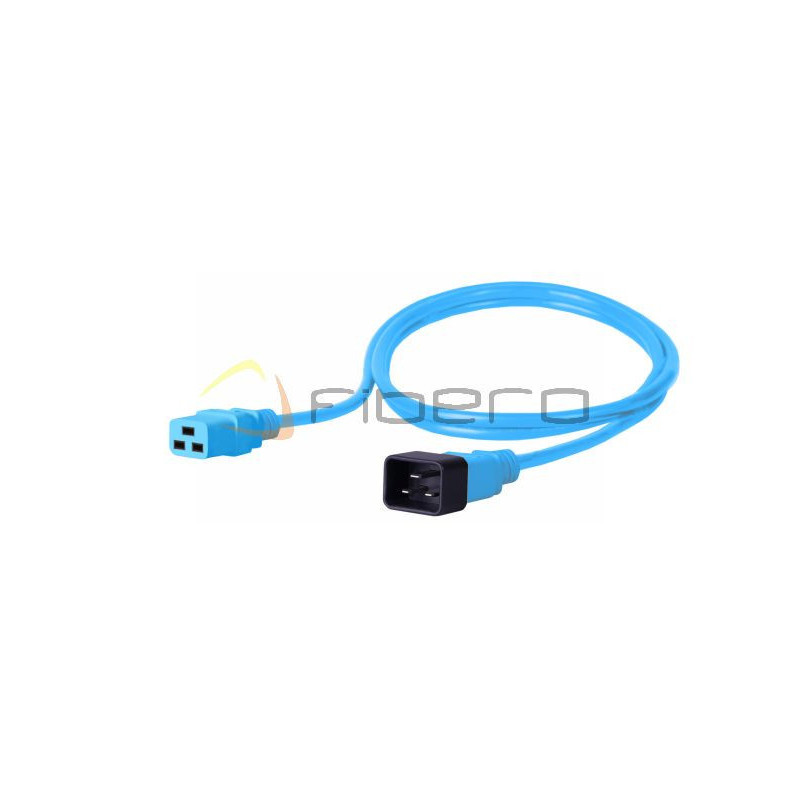 Kabel zasilający BKT - gniazdo IEC 320 C19 16A, wtyk IEC 320 C20 16A, 3 x 1,5 m