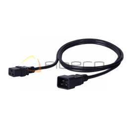 Kabel zasilający BKT - gniazdo IEC 320 C19 16A, wtyk IEC 320 C20 16A, 3 x 1,5 m
