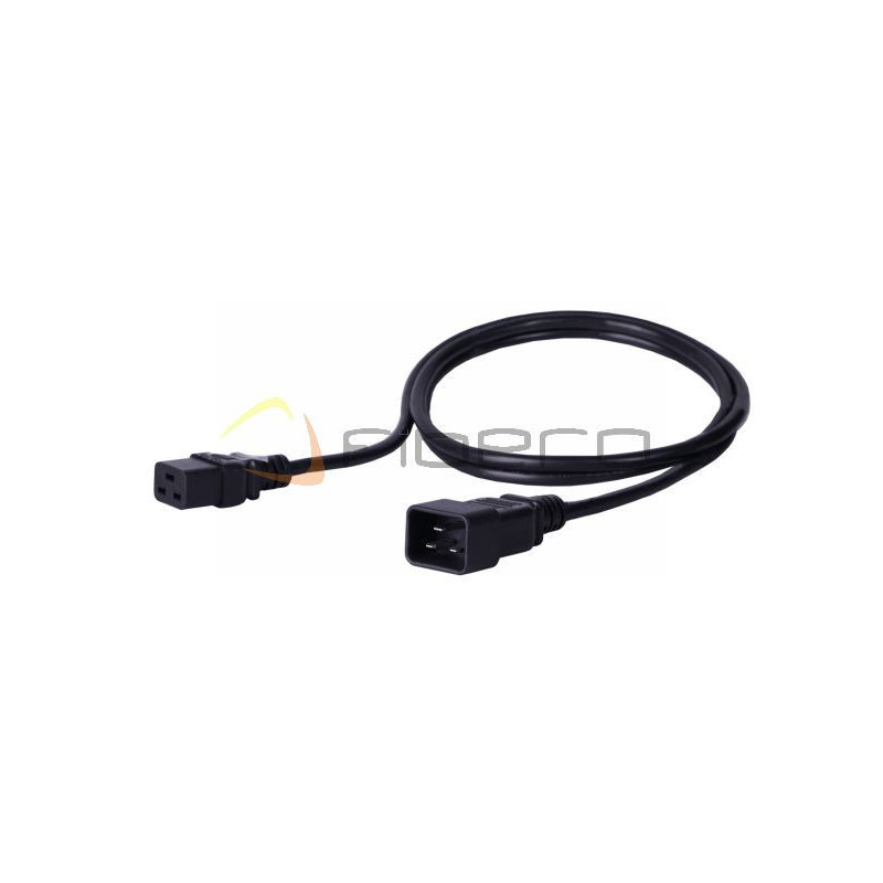Kabel zasilający BKT - gniazdo IEC 320 C19 16A, wtyk IEC 320 C20 16A, 3 x 1,5 m