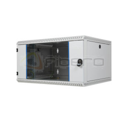 Szafa wisząca jednoczęściowa, BKT TOP 6U, 600/600/330 szer./gł./wys. mm., RAL 7035 ( konstrukcja spawana - nośność 40 kg