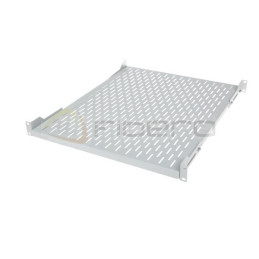 Półka stała BKT 19", 1U, o gł. 750 mm., mocowana w czterech punktach RAL 7035 szary