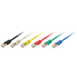 Patchcord BKT RJ45 kat.6 SF/UTP LS0H, wtyk zalewany, zielony 1m