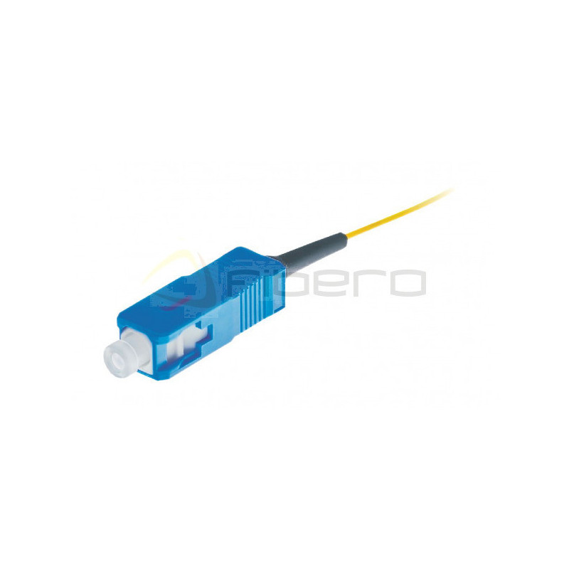 Pigtail BKT Standard OS2 G.652.D SC/UPC 2m, luźna osłona, żółty