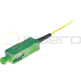 Pigtail BKT Standard OS2 G.652.D SC/APC 2m, luźna osłona, żółty