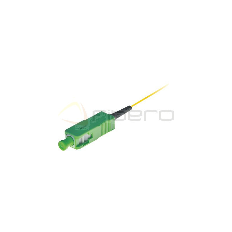 Pigtail BKT Standard OS2 G.652.D SC/APC 2m, luźna osłona, żółty
