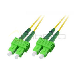 Patchcord BKT Standard OS2 G.652.D duplex SC/APC-SC/APC 1m