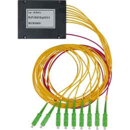 Splitter PLC 1x2 SC/APC, Φ2.0mm, ABS, blackbox, 1m
