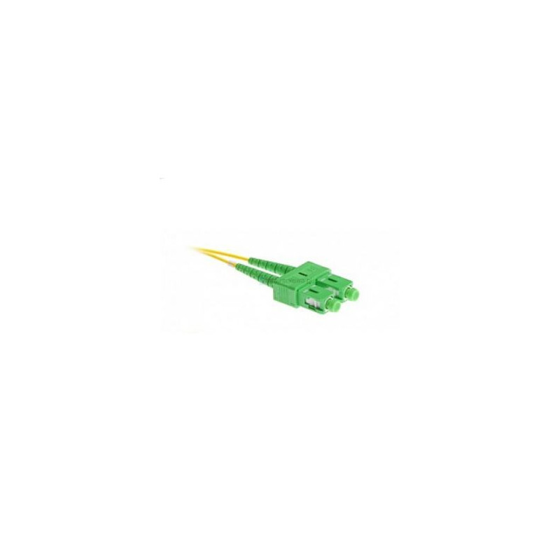 Patchcord BKT FO Standard, OS2 G.657.A1, duplex, SC/APC-SC/APC, 2m