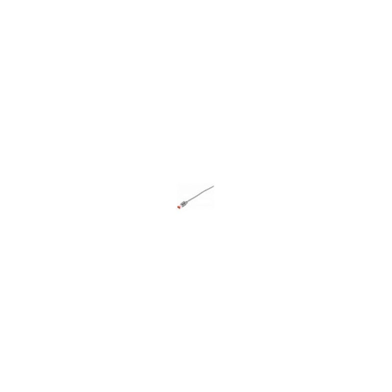 Patchcord BKT RJ45, kat.6A, S/FTP, LSHF, wtyk BKT zaciskany, szary, 0.5m