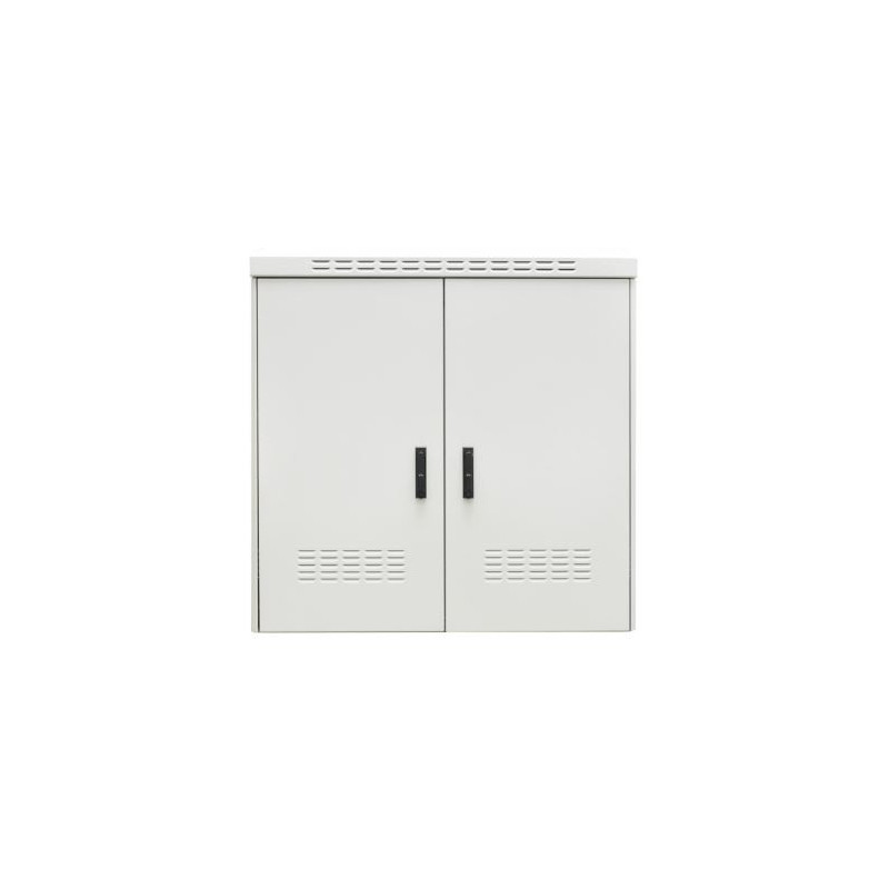 Szafa zewnętrzna BKT AluCab2 19” 22U 800/800/1195 (szer/gł/wys) IP55 RAL7035 (aluminiowa, dwupłaszczowa, jednokomorowa, je
