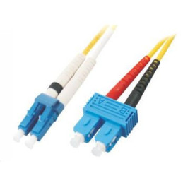 Patchcord BKT FO Standard, OS2 G.652.D, duplex, LC/UPC-SC/UPC, 2m