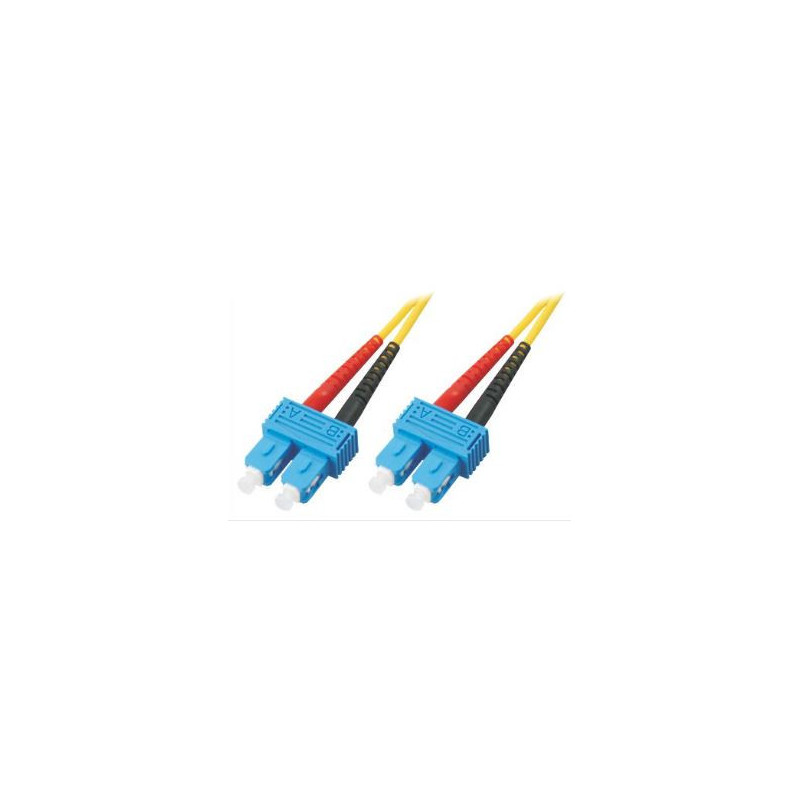Patchcord BKT FO Standard, OS2 G.652.D, duplex, SC/UPC-SC/UPC, 2m