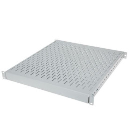 Półka stała serwerowa BKT 19" o zmiennej gł. 350 - 600 mm., 1U ,mocowana z przodu i tyłu RAL 7035 szary