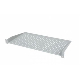 Półka stała BKT 19", 1U, o gł. 250 mm., mocowana z przodu RAL 7035 szary