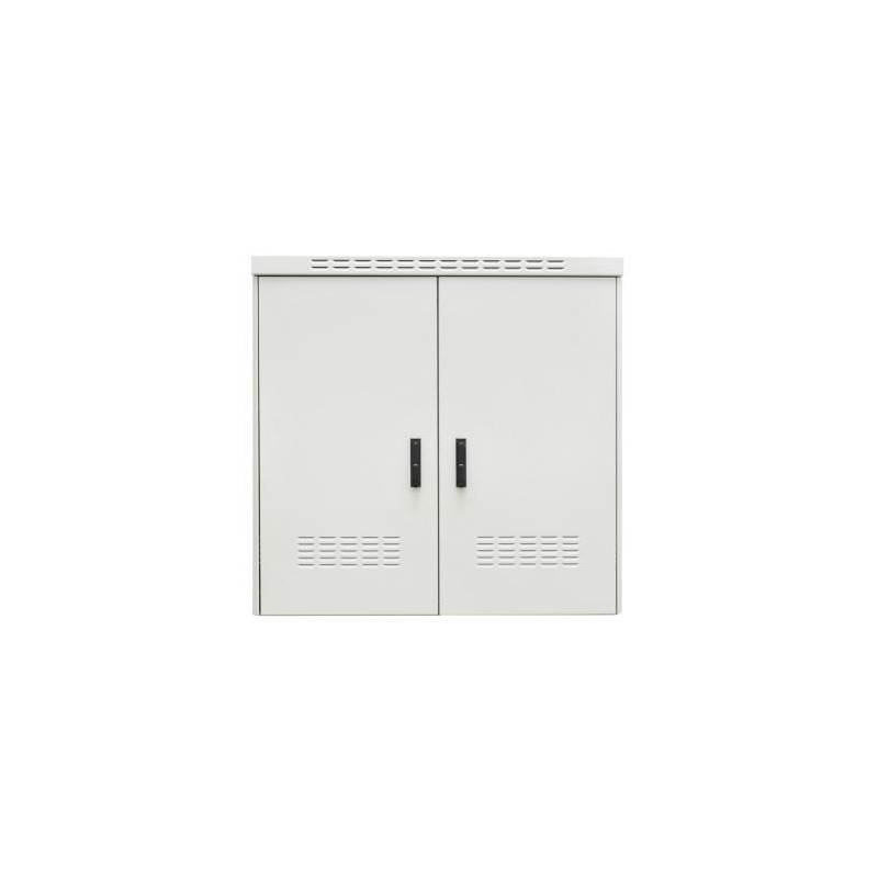 Szafa zewnętrzna BKT AluCab2 19” 22U 1200/800/1195 (szer/gł/wys) IP55 RAL7035 (aluminiowa, dwupłaszczowa, dwukomorowa, dwu