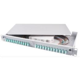 Płyta czołowa BKT VENI-2, 1U, 12xSC simplex/LC duplex (na blachowkręty M2.2), czarny