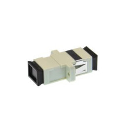 Adapter BKT FO, OM1/2, SC, simplex, beżowy, z uszami